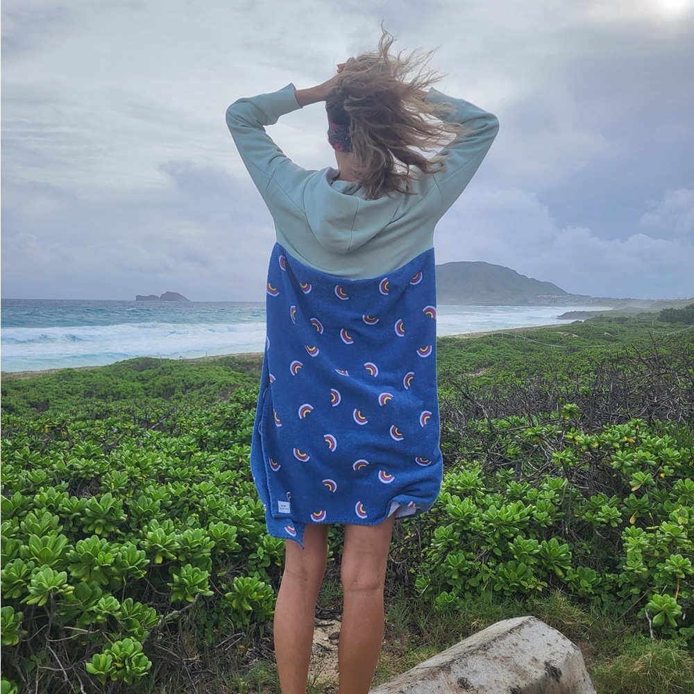 Cozy Soft Surf poncho